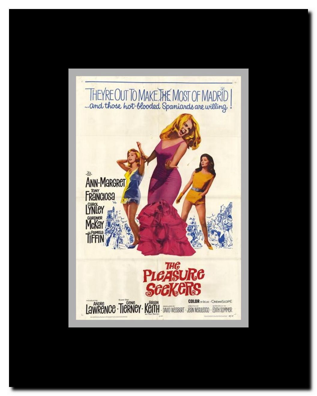 The Pleasure Seekers Framed Movie Poster