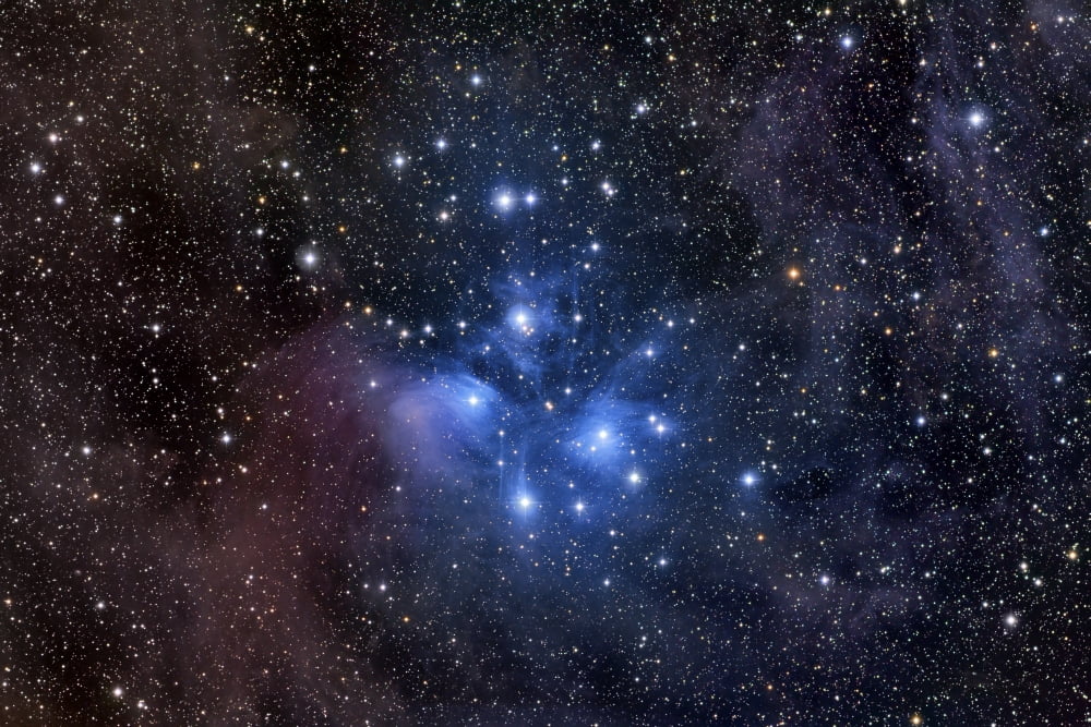 The Pleiades also known as the Seven Sisters Canvas Art - Roth RitterStocktrek Images (35 x 23)