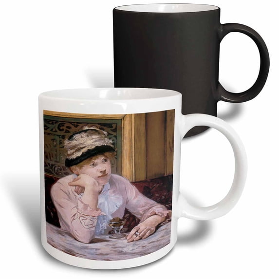3drose, the Plum by Edouard Manet, 11oz Magic Transforming Mug