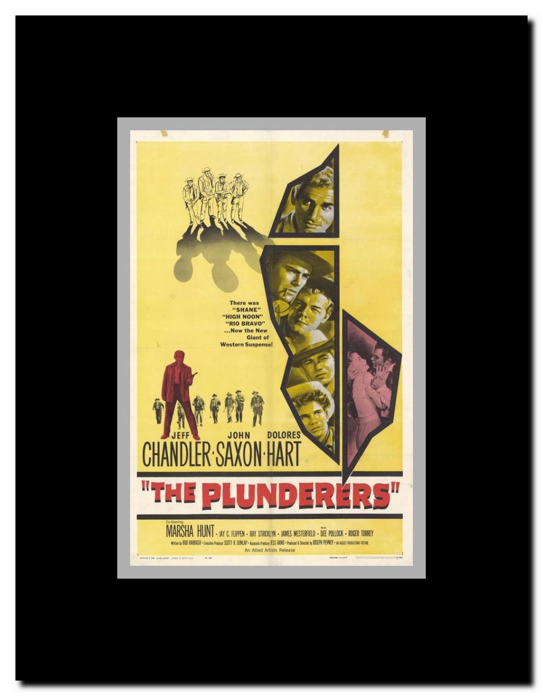 The Plunderers Framed Movie Poster