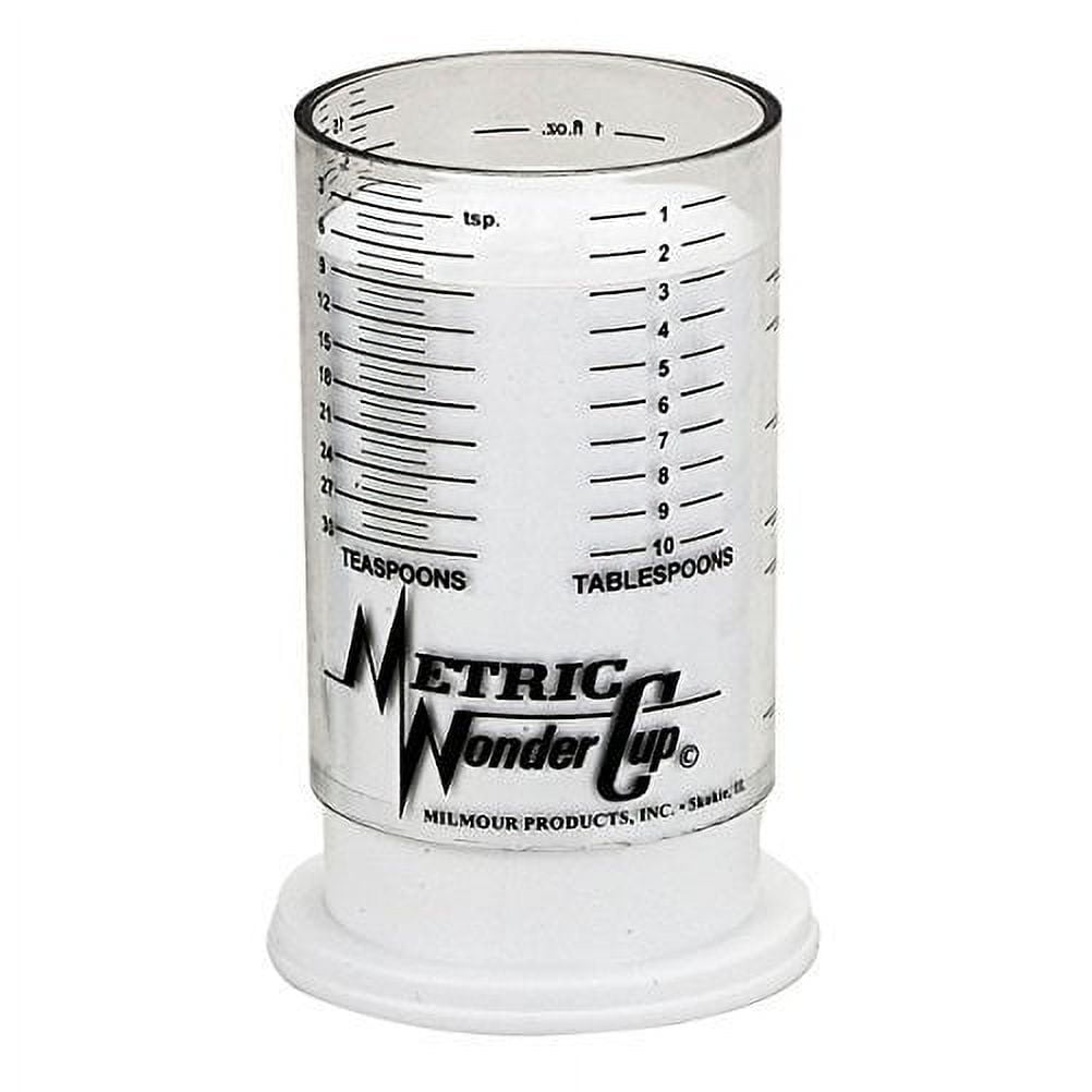 Milmour Metric Wonder Adjustable Measuring Cup Wet Dry Oz ml