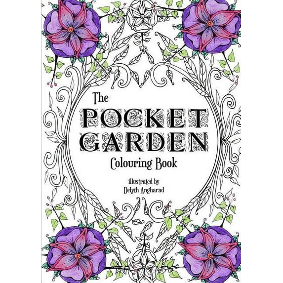The Pocket Garden Colouring Book - A5 Edition (Paperback)