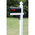 The Pocono Vinyl / PVC Mailbox Post (Includes Mailbox)
