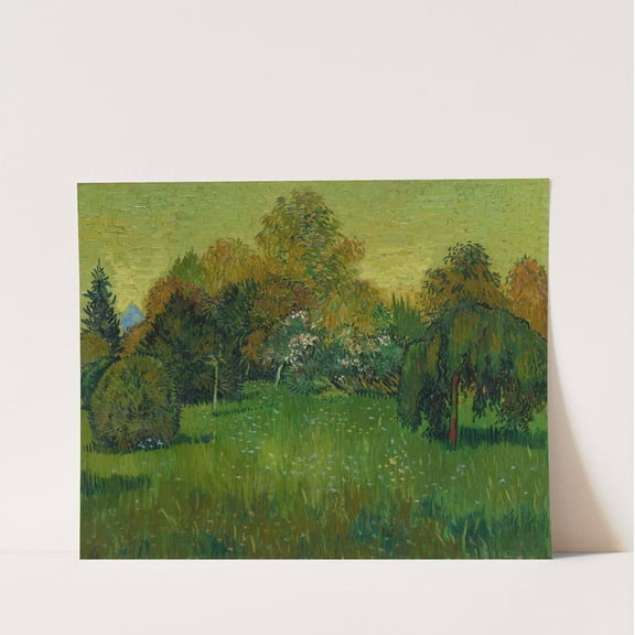 The Poet’s Garden - Vincent Van Gogh Artwork - livingroom bedroom office dining room - 8x12 - High Quality Wall Art Poster Print Decor - UNFRAMED