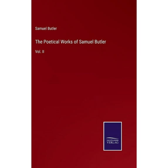 The Poetical Works of Samuel Butler (Hardcover)