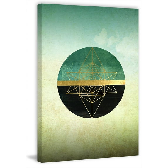 The Points Painting Print on Wrapped Canvas