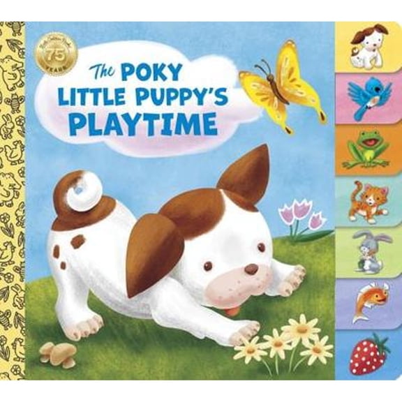 Pre-Owned The Poky Little Puppy's Playtime, Tabbed, by Golden Books, Board Book, Textbooks, English