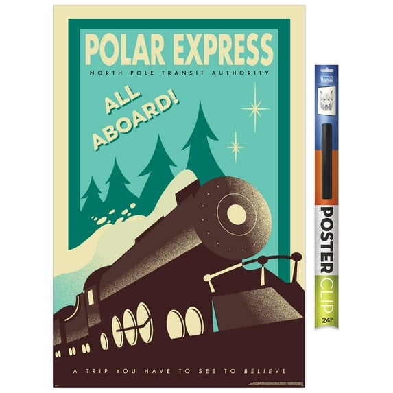 The Polar Express - All Aboard Wall Poster, 22.375" x 34"