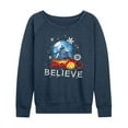 thumbnail image 1 of The Polar Express - Believe Snowglobe - Women's French Terry Pullover Long Sleeve Shirts, 1 of 4