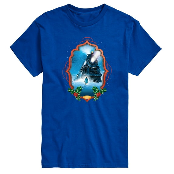 The Polar Express - Framed Train - Men's Short Sleeve Graphic T-Shirt