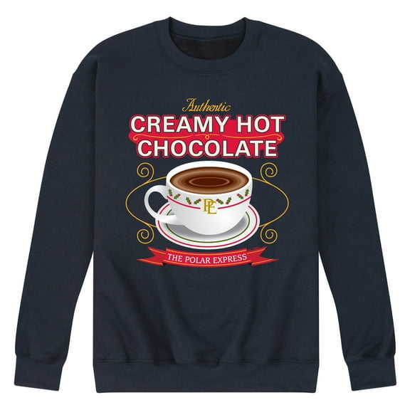 The Polar Express - Polar Express Hot Chocolate - Men's Crew Fleece Sweatshirt