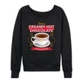 thumbnail image 1 of The Polar Express - Polar Express Hot Chocolate - Women's French Terry Pullover Long Sleeve Shirts, 1 of 4