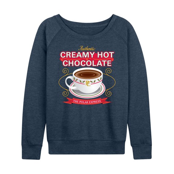 The Polar Express - Polar Express Hot Chocolate - Women's French Terry Pullover Long Sleeve Shirts