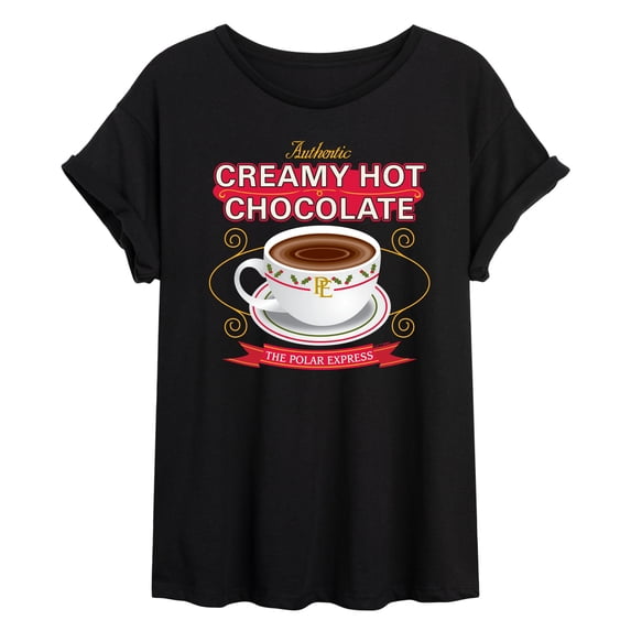 The Polar Express - Polar Express Hot Chocolate - Women's Oversized Graphic T-Shirt