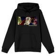 thumbnail image 1 of The Polar Express Santa Claus Movie Screenshot Men's Black Graphic Hoodie-4XL, 1 of 2