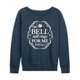 thumbnail image 1 of The Polar Express - The Bell Still Rings For Me - Women's French Terry Pullover Long Sleeve Shirts, 1 of 4