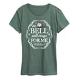 thumbnail image 1 of The Polar Express - The Bell Still Rings For Me  - Women's Short Sleeve Graphic T-Shirt, 1 of 5
