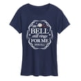 thumbnail image 1 of The Polar Express - The Bell Still Rings For Me  - Women's Short Sleeve Graphic T-Shirt, 1 of 5