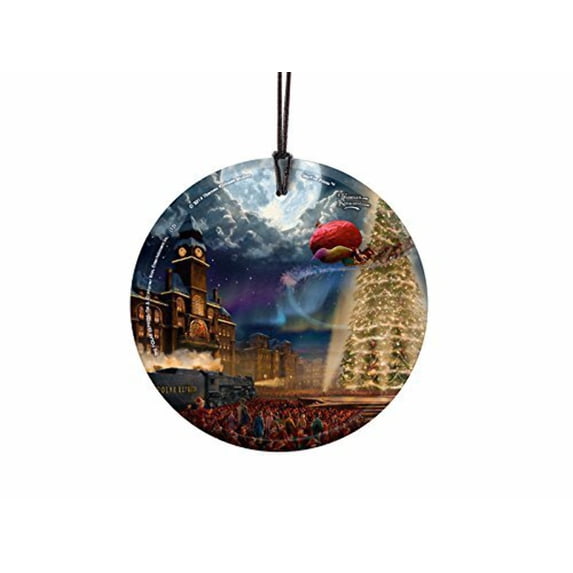 Trend Setters The Polar Express ? Thomas Kinkade - Starfire Prints Hanging Glass - Ideal for Gifting and Collecting SPCIR488