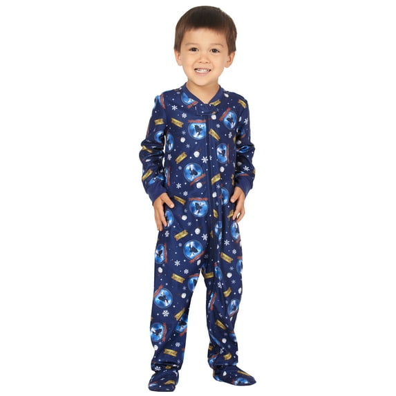 The Polar Express Toddler Kids' Believe Holiday Movie Christmas One-Piece Footed Pajama Sleeper For Boys Girls