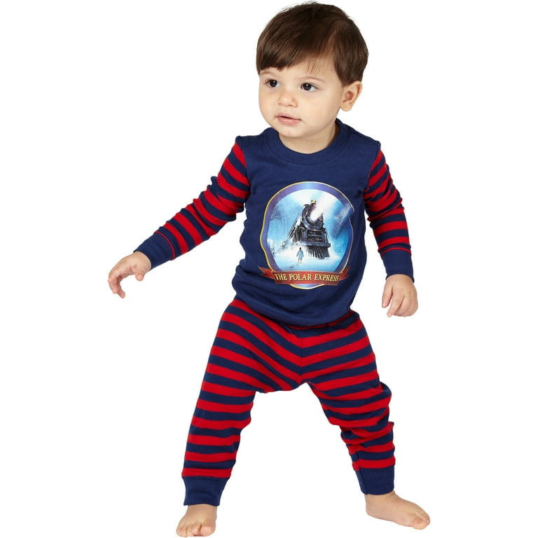 The Polar Express Train Matching Family Pajama Set Tight Fit Cotton Pajamas