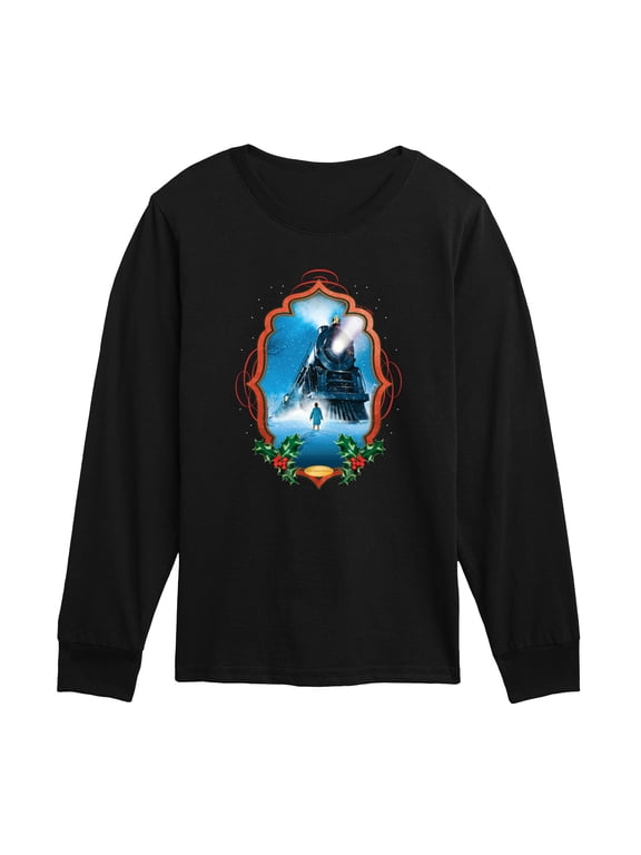 The Polar Express - Train Logo Toddler Boys' Toddler Long Sleeve Graphic T-Shirt