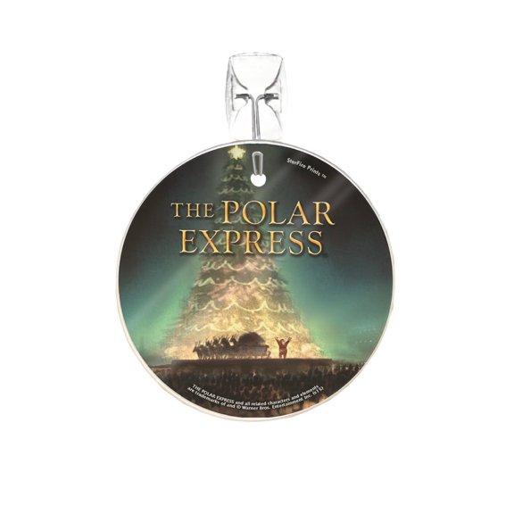 The Polar Express (Tree) StarFire Prints Glass Art SPCIR498