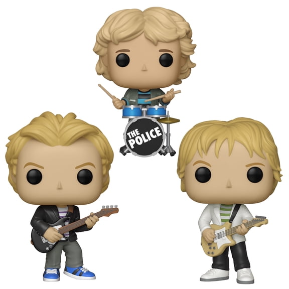 The Police Handpick 2019 Funko Pop Rocks Sting Andy Stew Figure Set 118 119 120