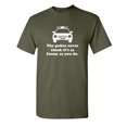 thumbnail image 1 of The Police Never Think It's As Funny as You Do Sarcastic Mens Funny T Shirt, 1 of 5