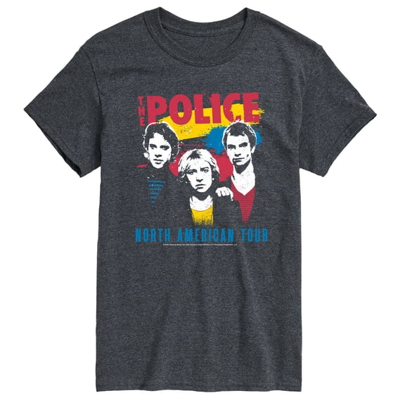 The Police - Police North American Tour - Men's Short Sleeve Graphic T-Shirt