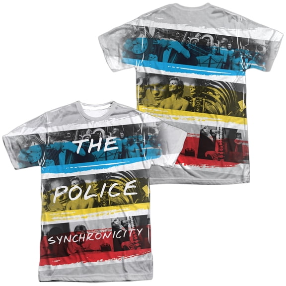 The Police - Synchronicity (Front/Back Print) - Short Sleeve Shirt - Small