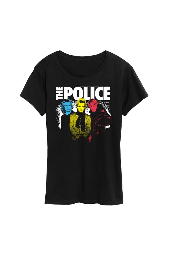 - The Police Color Pop - Women's Short Sleeve Graphic T-Shirt