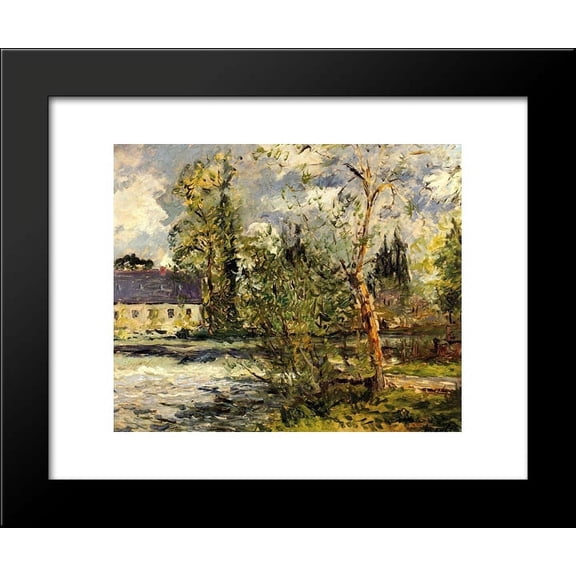 The Ponce Paper Factory on the Edge of the Sathe Woods 20x24 Framed Art Print by Maufra, Maxime