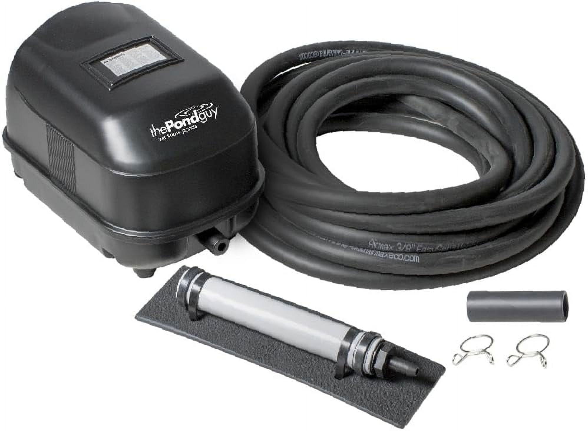 Black Corded Electric Pond Aerator Kit with Diffuser