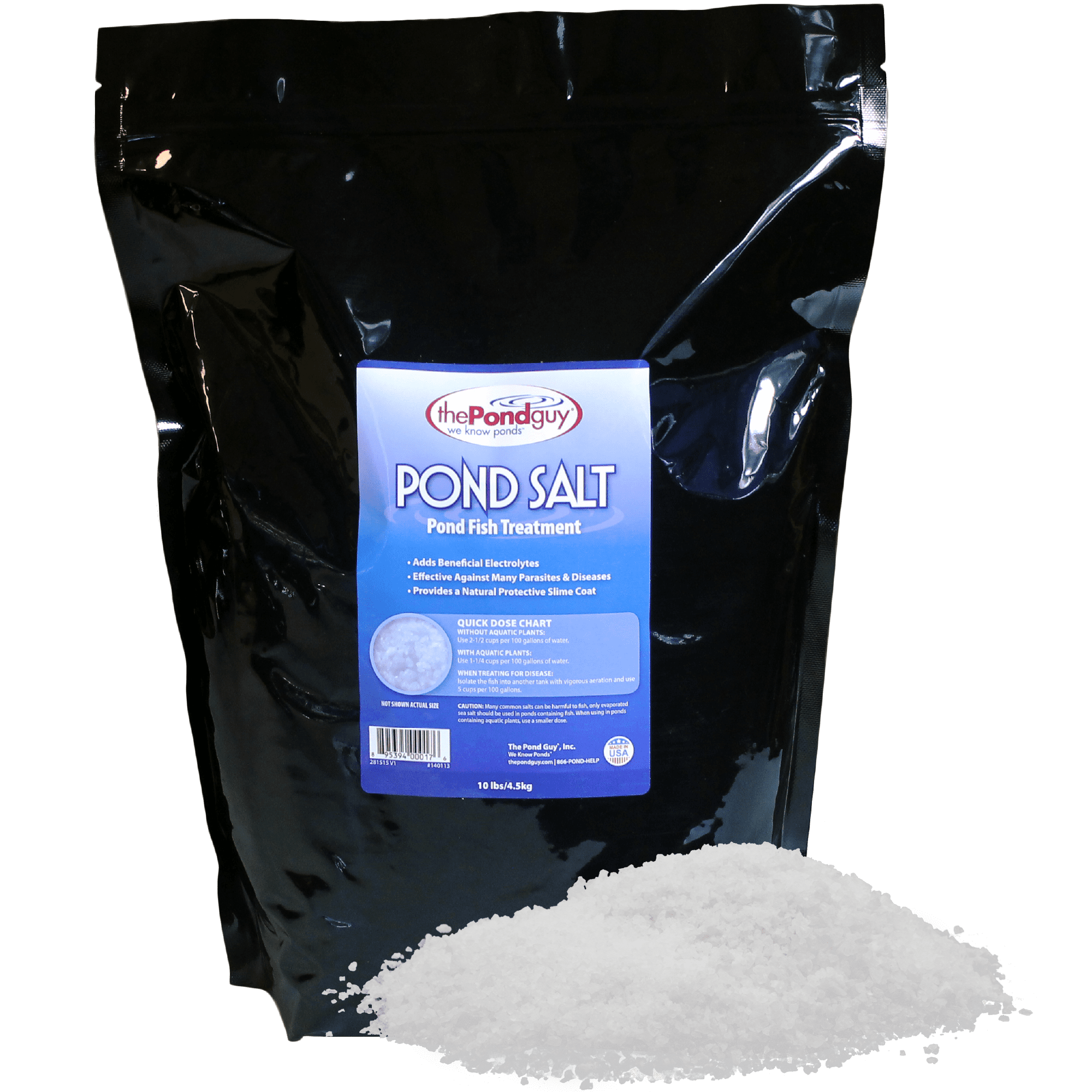 10 lbs Natural Evaporated Sea Salt for Ponds