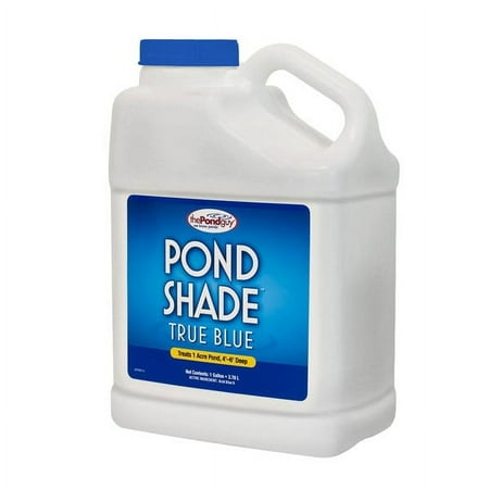 The Pond Guy PondShade True Blue Pond Dye, Liquid Dye Concentrate, Clean & Clear Water, Enhances Natural Color, Treats up to 1 Acre, 1 Gallon