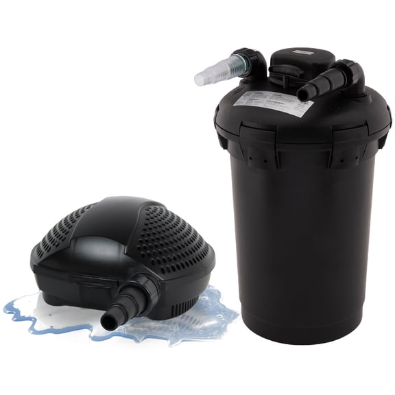 The Pond Guy SimplyClear 2500 Pressurized Filtration System & SolidFlo G2 2650 Pump Combo