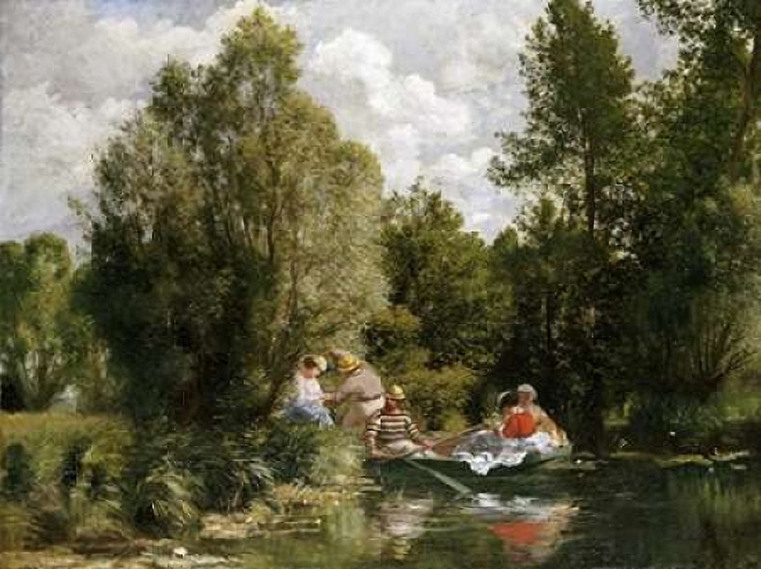The Pond at Fees Canvas Art - Pierre-Auguste Renoir (18 x 24)