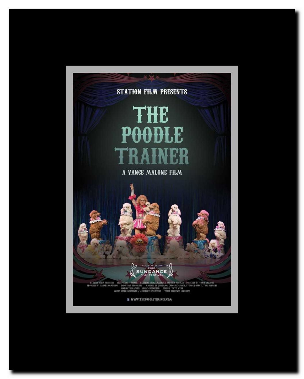 The Poodle Trainer Framed Movie Poster