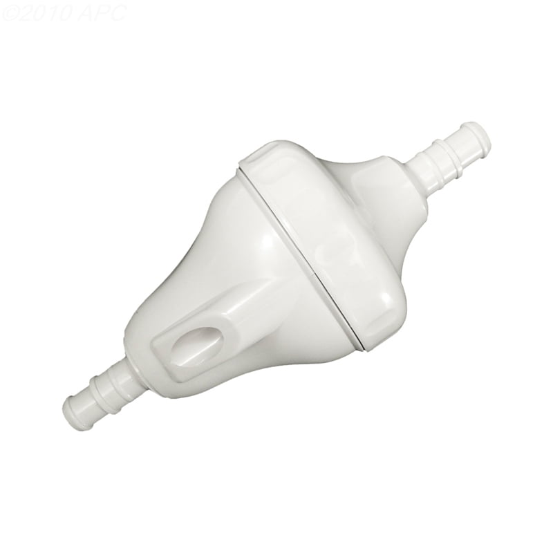 8" White Plastic Pool Back Up Valve Replacement Kit