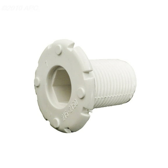 White Waterway Air Injector Wall Fitting