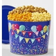 thumbnail image 1 of The Popcorn Factory Gift Tin, Birthday Balloon, 2 Gallons (Robust Cheddar, Butter, Caramel), 1 of 4