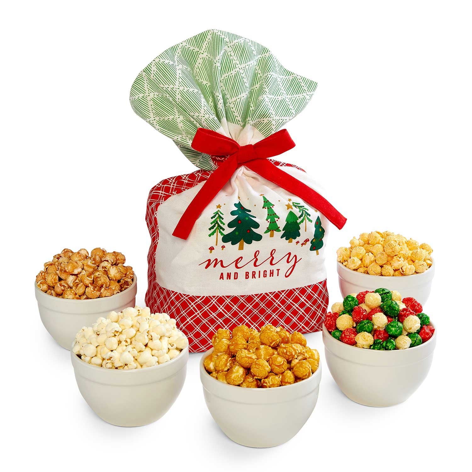 The Popcorn Factory Gourmet Popcorn Bag, 42 oz. Merry & Bright