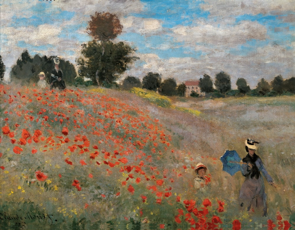 The Poppy Field Canvas Art - (24 x 18)