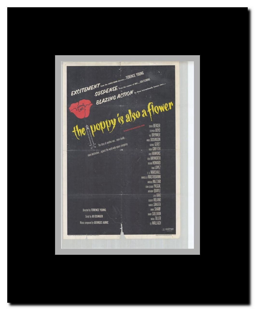 The Poppy Is Also a Flower Framed Movie Poster