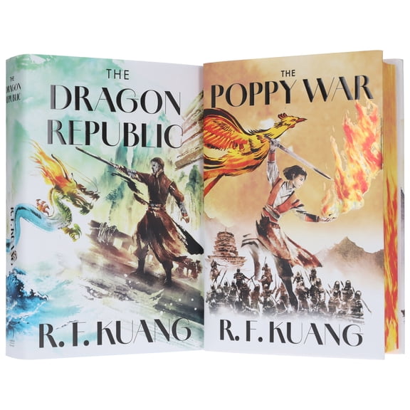 The Poppy War Series by R.F. Kuang 2 Books Collector's Edition Set - Fiction - Hardback