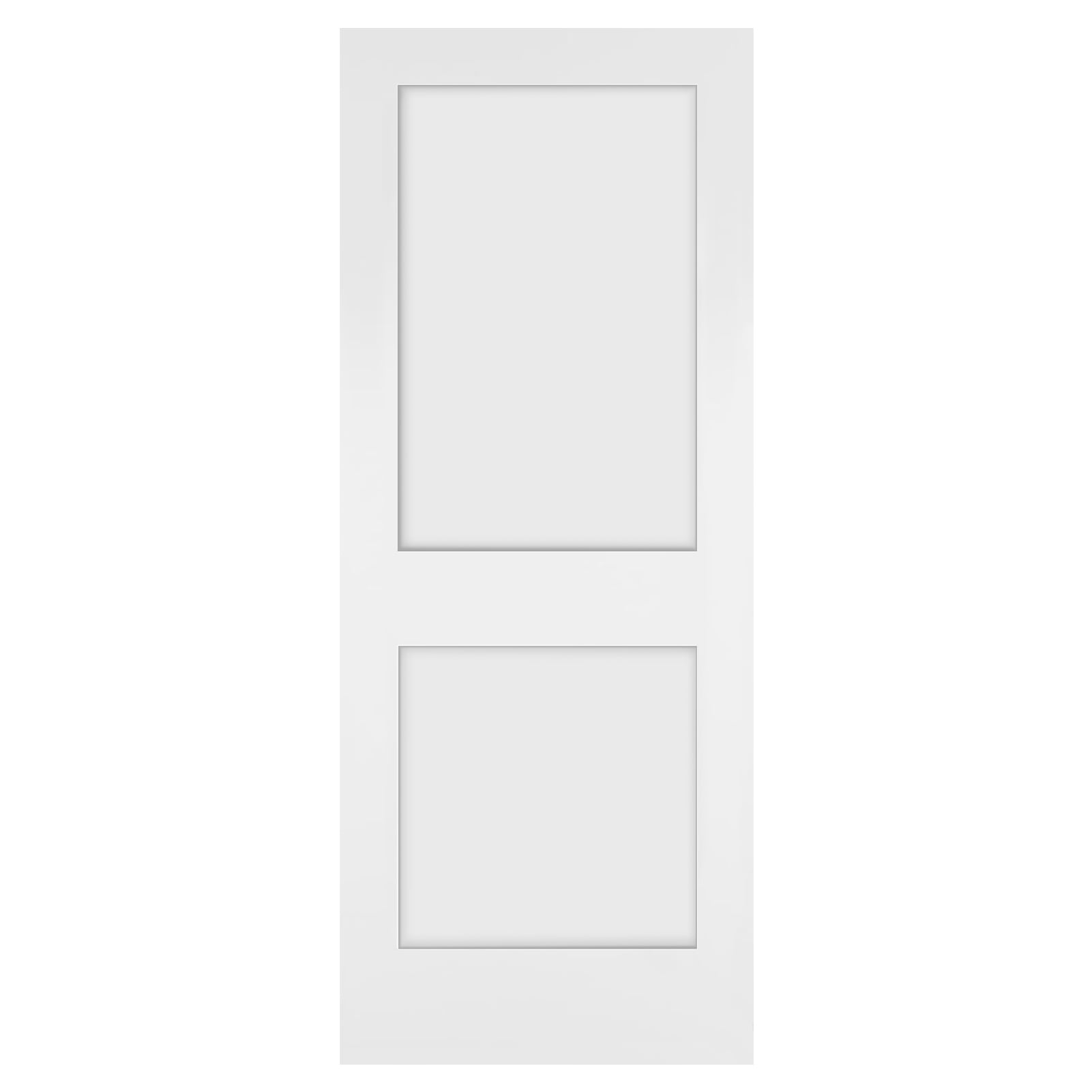 The Porch 32 x 80 In. Shaker 2-Panel Interior Door Slab, Modern Design ...