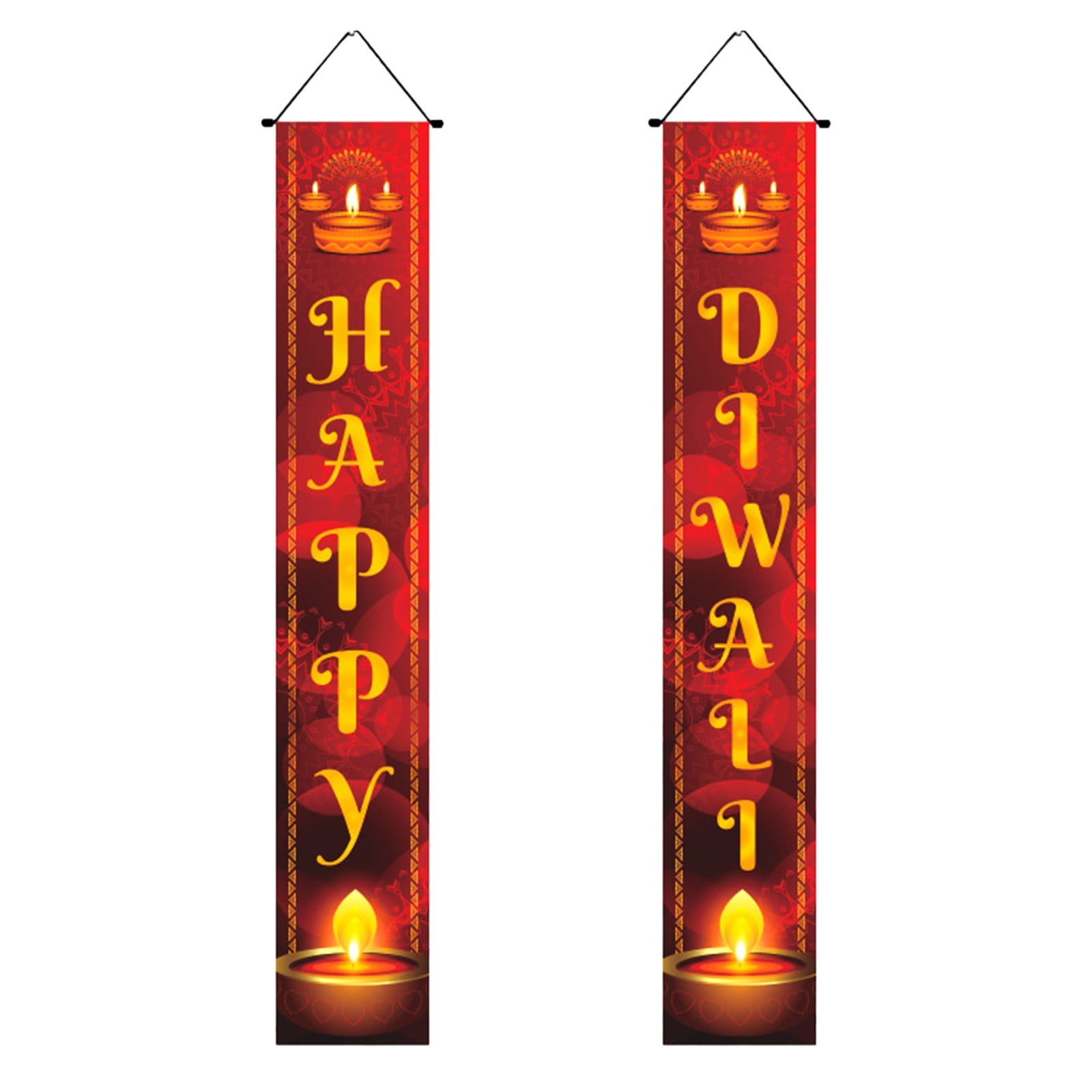 The Porch Of The Couplet Decorative Curtains And Banners Are Suspended