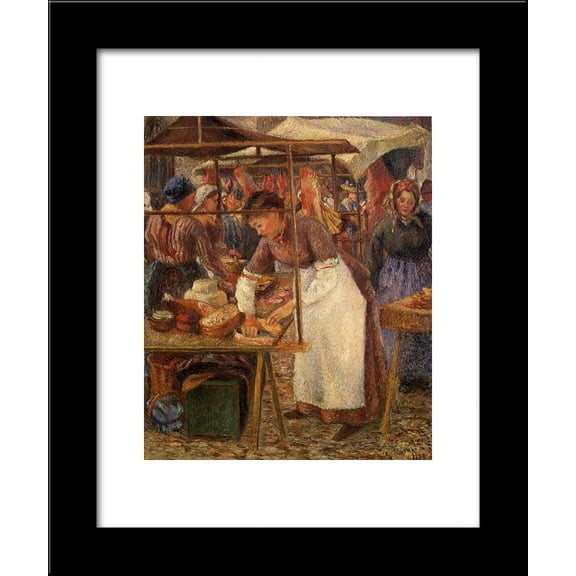 The Pork Butcher 20x24 Framed Art Print by Pissarro, Camille