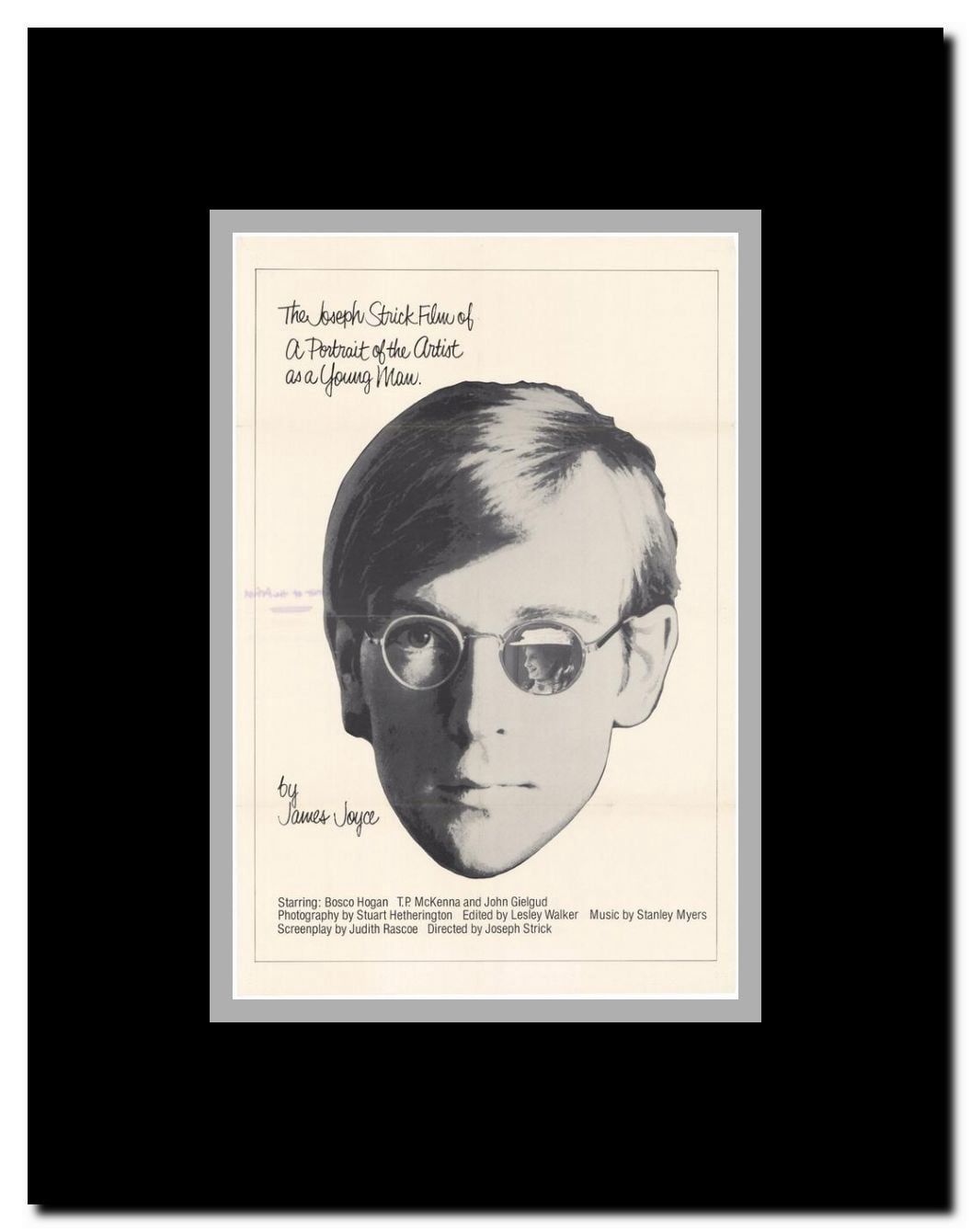 The Portrait of the Artist as a Young Man Framed Movie Poster
